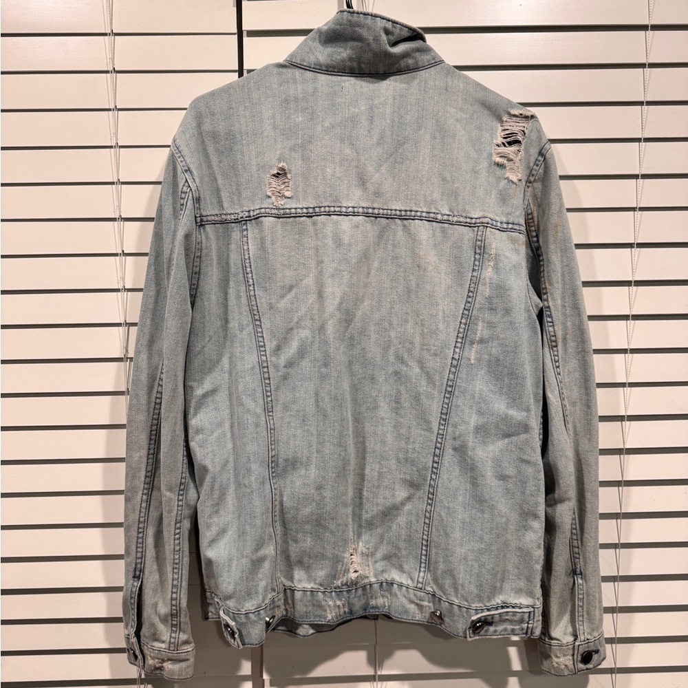 Distressed Denim Jacket - Picture 3 of 3